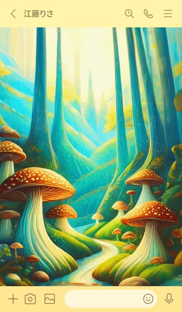 [LINE着せ替え] mushroom forest03_JPの画像2