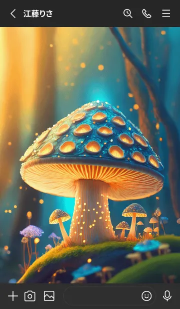 [LINE着せ替え] mushroom forest04_JPの画像2