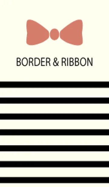 [LINE着せ替え] Black Border & Pink Ribbon 15の画像1