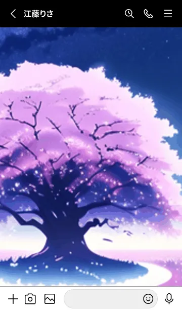 [LINE着せ替え] 冬のサクラ #CGKR09。の画像2