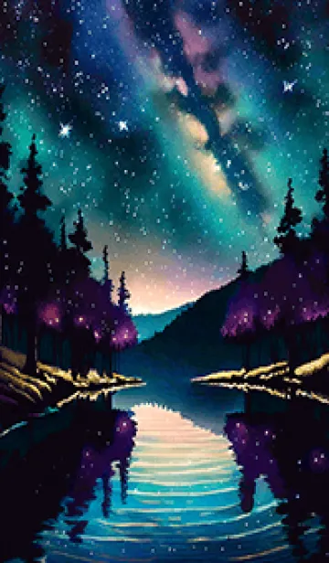 [LINE着せ替え] 穏やかな夜景の着せかえ/551の画像1