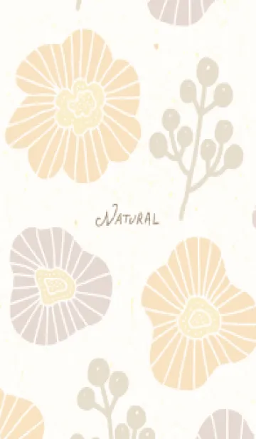 [LINE着せ替え] くすみカラー お花と実20の画像1