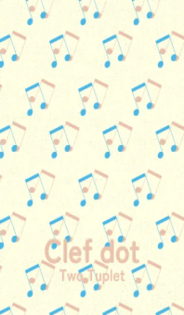 [LINE着せ替え] 2連符柄  ミヨゾティの画像1