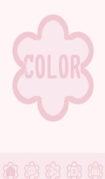 [LINE着せ替え] pink color C55の画像1