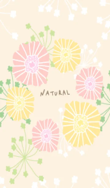 [LINE着せ替え] 花と可愛い葉30の画像1