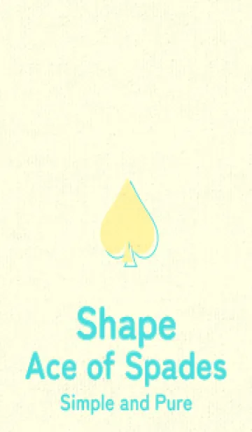 [LINE着せ替え] スペードのきせかえ -クリームの画像1