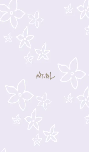 [LINE着せ替え] 白い線の小さい花25の画像1