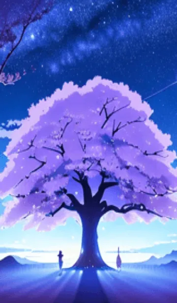 [LINE着せ替え] 冬のサクラ #CGKR01。の画像1