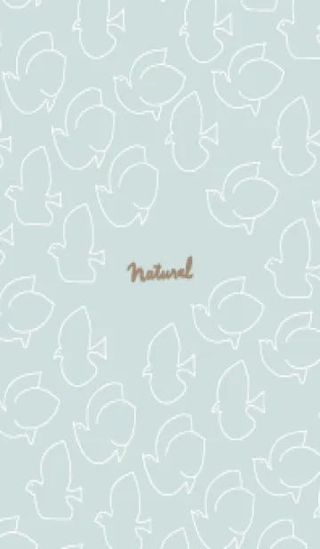 [LINE着せ替え] 白い鳥 たくさん22の画像1