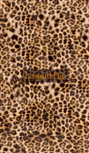 [LINE着せ替え] Leopard Fur 2の画像1