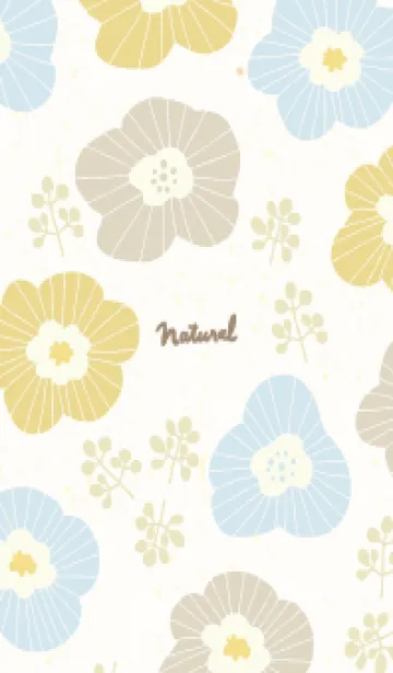 [LINE着せ替え] 北欧風 花 大人22の画像1