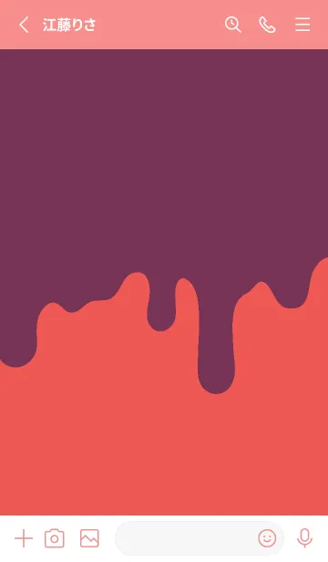 [LINE着せ替え] ドリップ スマイル .76の画像2