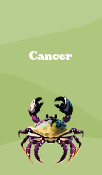 [LINE着せ替え] moss green かに座の画像1