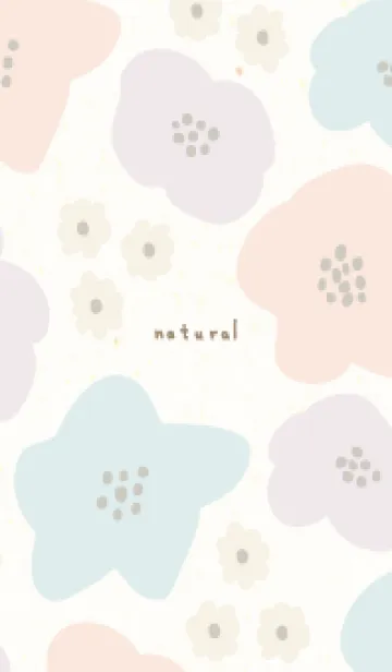 [LINE着せ替え] 北欧風 花 くすみカラー26の画像1