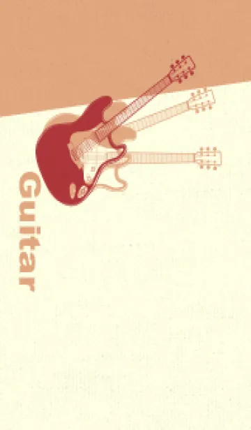 [LINE着せ替え] エレキギター Line  ローズマダーの画像1