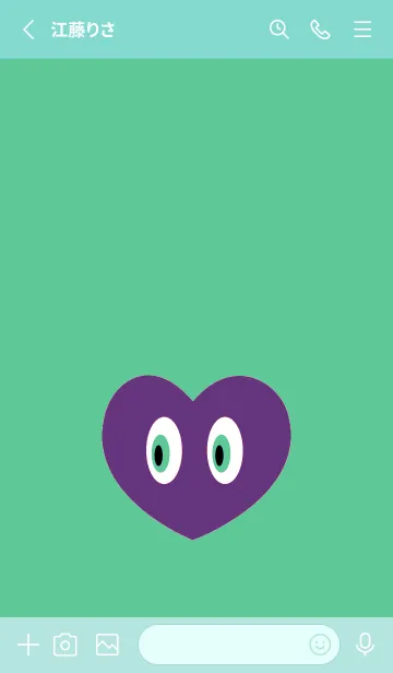 [LINE着せ替え] アイ ハート 82の画像2