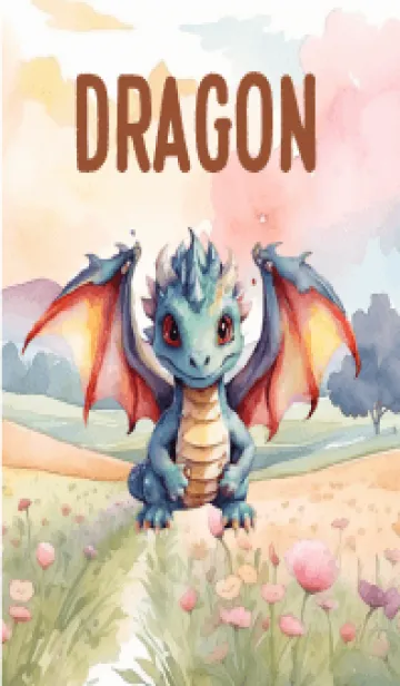 [LINE着せ替え] Dragon In Flower Theme 2 (JP)の画像1