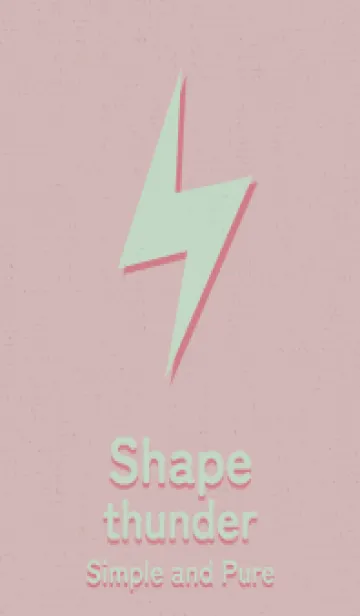 [LINE着せ替え] サンダーのきせかえ シックな桃の葉の画像1