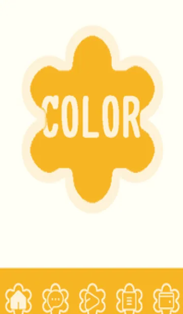 [LINE着せ替え] yellow color C53の画像1