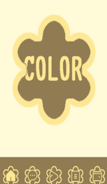 [LINE着せ替え] yellow color C55の画像1