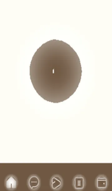 [LINE着せ替え] beige color D52の画像1