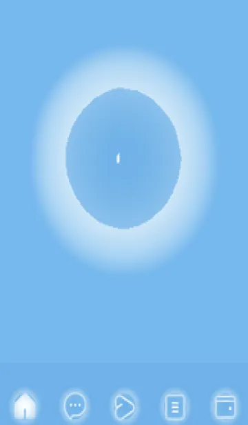 [LINE着せ替え] blue color D51の画像1