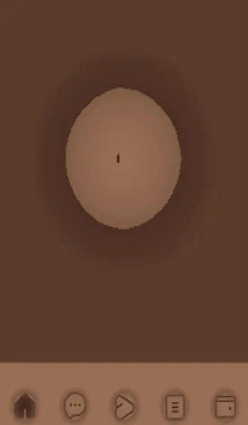 [LINE着せ替え] brown color D51の画像1