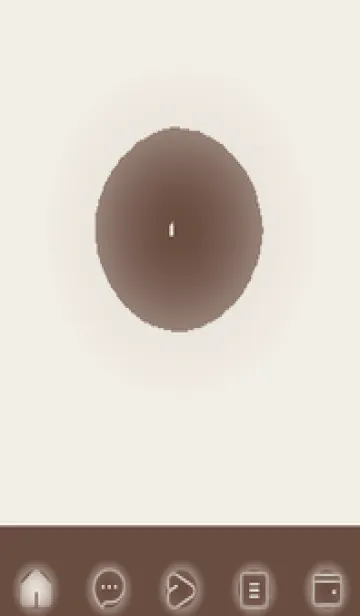 [LINE着せ替え] brown color D52の画像1