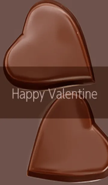 [LINE着せ替え] heart milk chocolate02_1の画像1