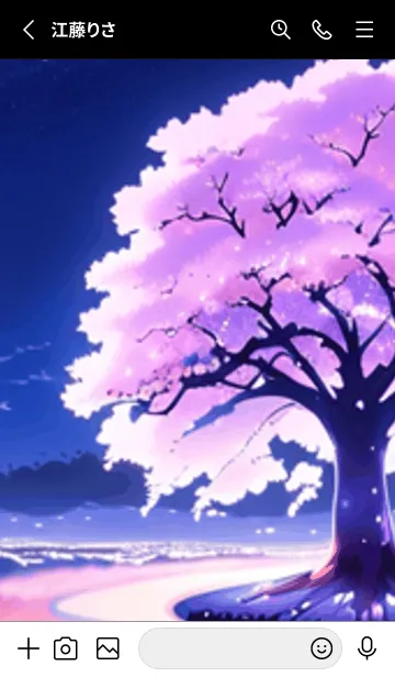 [LINE着せ替え] 冬のサクラ #CHGaS02。の画像2
