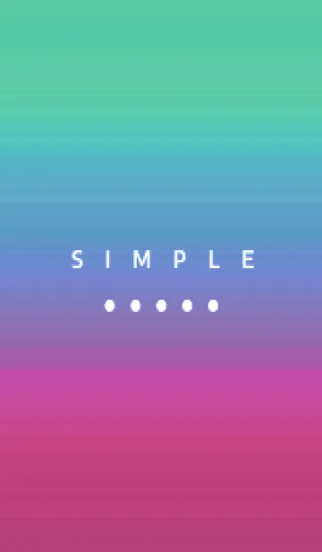 [LINE着せ替え] シンプル ミニドット グラデーション 30の画像1