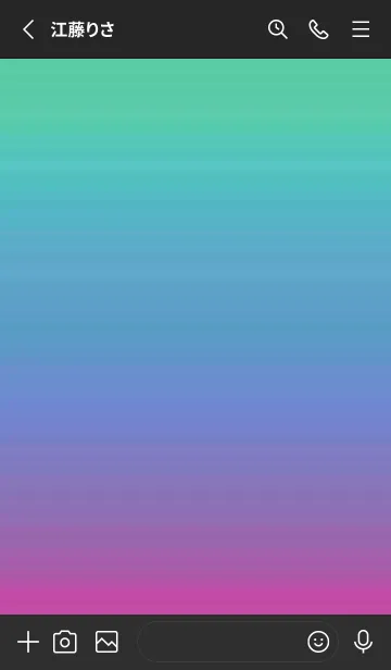 [LINE着せ替え] シンプル ミニドット グラデーション 30の画像2