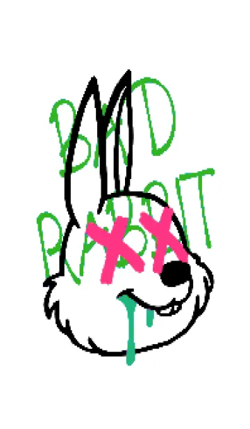 [LINE着せ替え] バッド ラビット 304の画像1