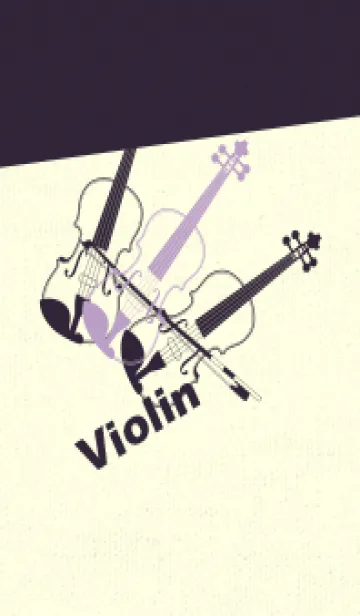 [LINE着せ替え] Violin 3カラー ペールクロッカスの画像1