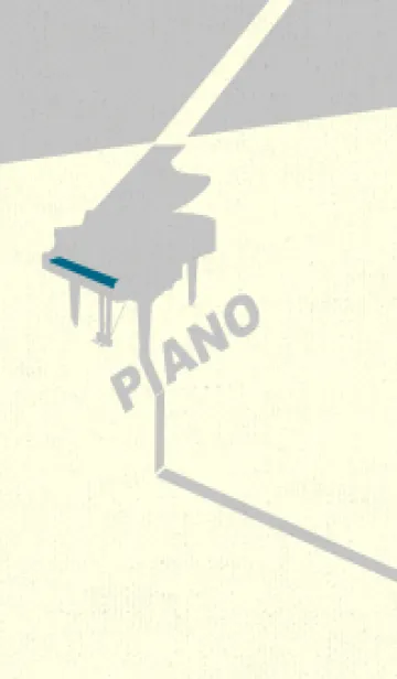 [LINE着せ替え] グランドピアノ  マリンブルーの画像1