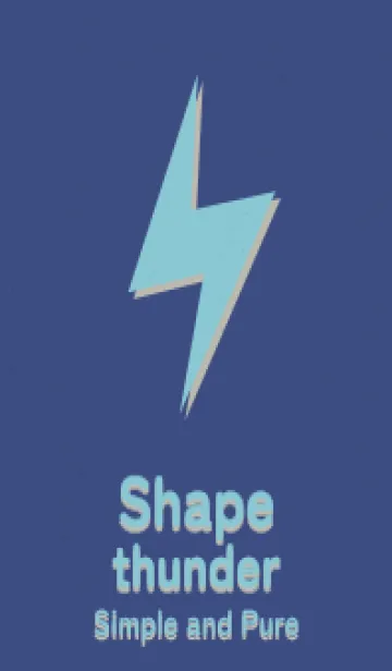 [LINE着せ替え] サンダーのきせかえ 群青の画像1