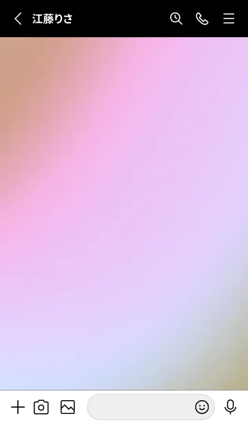 [LINE着せ替え] パステル グラデーション 5の画像2