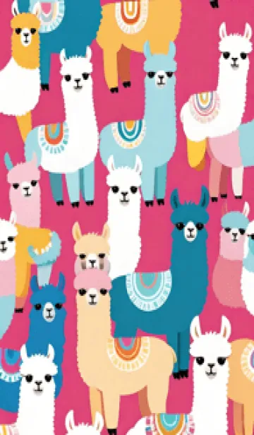 [LINE着せ替え] ランダムなアルパカ 12の画像1