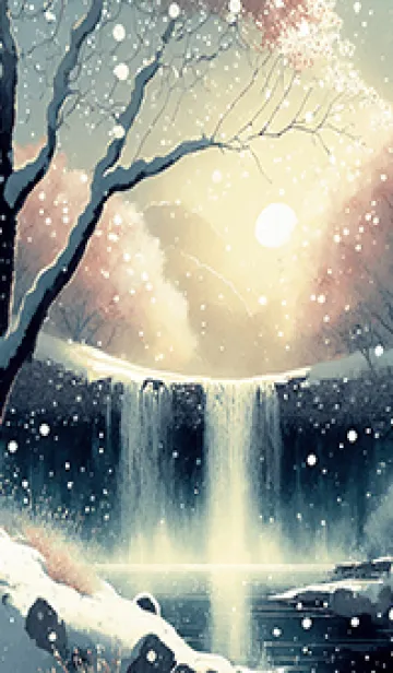 [LINE着せ替え] 優美な冬の風景の着せかえ(Winter-2472)の画像1