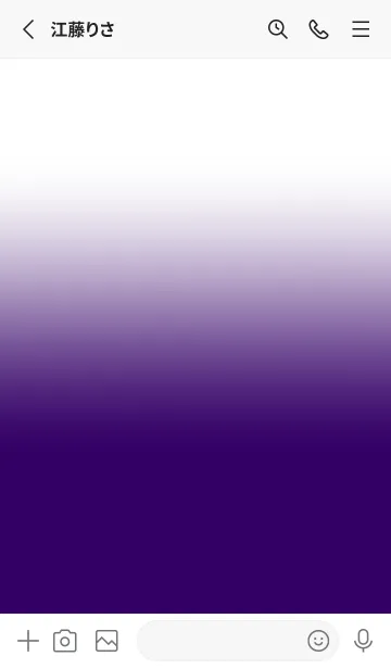 [LINE着せ替え] Deep Purple & White Theme V.7 (JP)の画像2