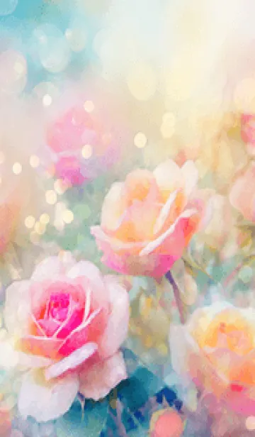 [LINE着せ替え] 薔薇(バラ)の花の着せかえ(R2516)の画像1