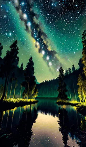 [LINE着せ替え] 穏やかな夜景の着せかえ/575の画像1