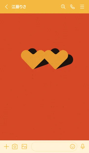 [LINE着せ替え] 2ハートのきせかえ パワーの画像2