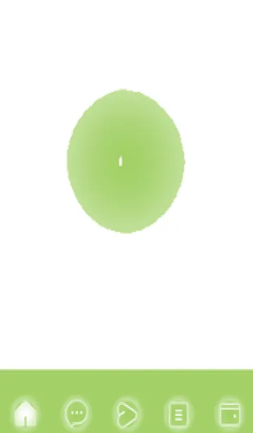 [LINE着せ替え] green color D104の画像1