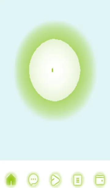 [LINE着せ替え] green color D109の画像1