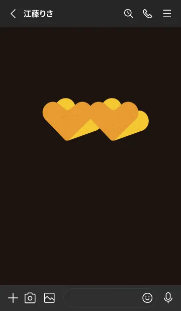 [LINE着せ替え] 2ハートのきせかえ 輝きの画像2