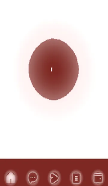 [LINE着せ替え] red color D53の画像1