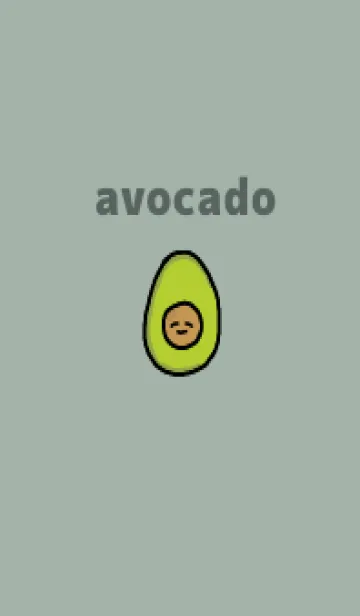 [LINE着せ替え] avocado_dustygreenの画像1