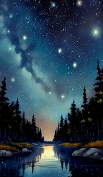 [LINE着せ替え] 穏やかな夜景の着せかえ/580の画像1