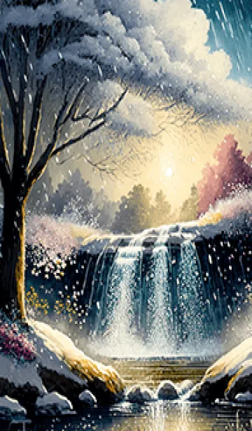 優美な冬の風景の着せかえ(Winter-2483)の着せ替えメイン画像